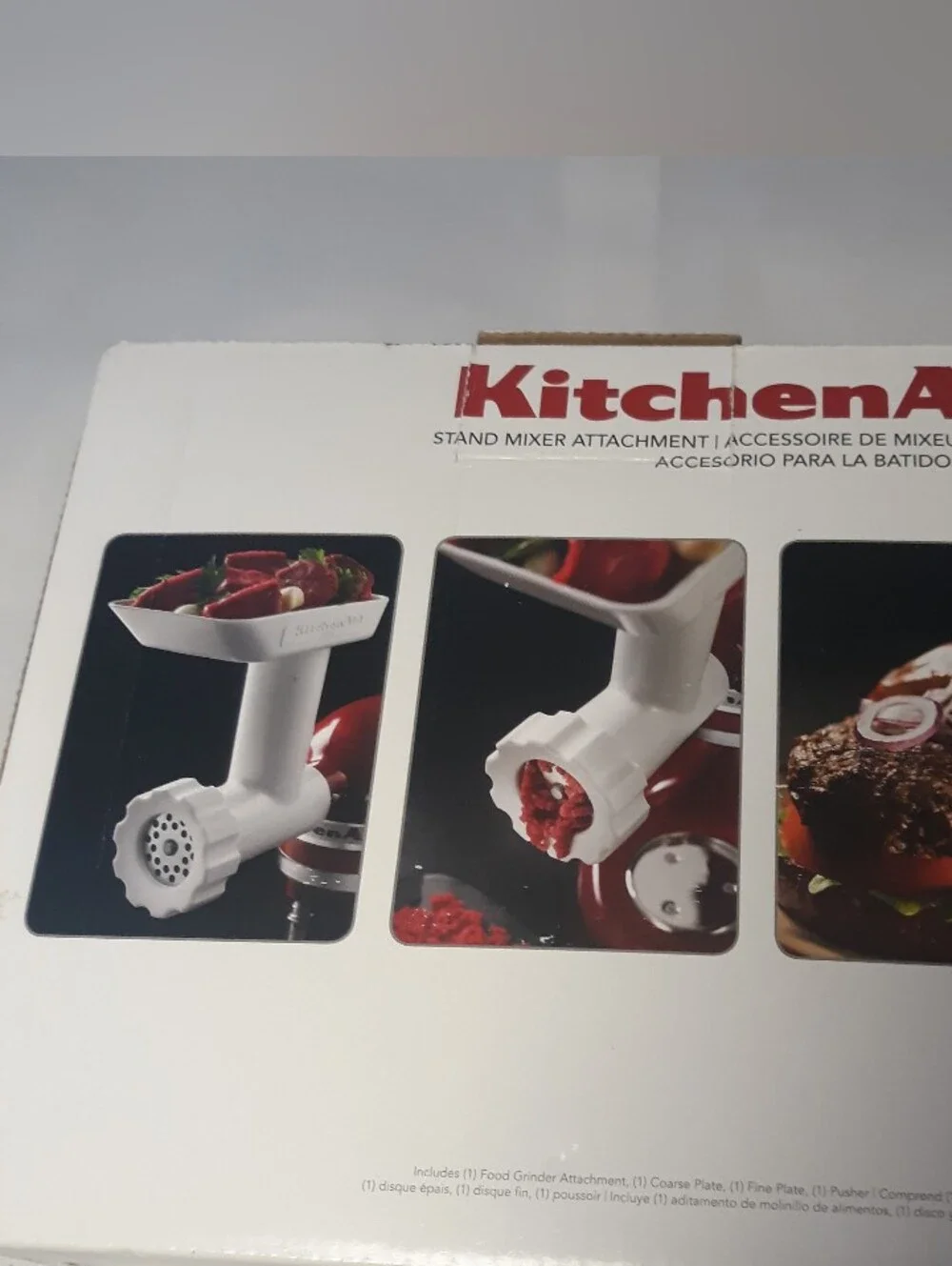 New Boxed KITCHENAID food Grinder Attachment